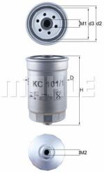 KNECHT filtru combustibil KNECHT KC 101/1 - piesa-auto