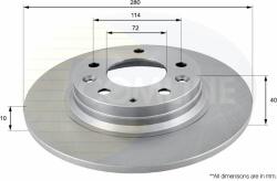 COMLINE Disc frana COMLINE ADC0450 - piesa-auto