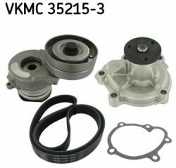 SKF Pompa apa + Set curea transmisie cu caneluri SKF VKMC 35215-3 - piesa-auto