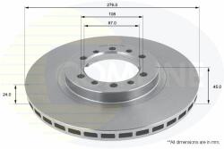 COMLINE Disc frana COMLINE ADC0336V - piesa-auto