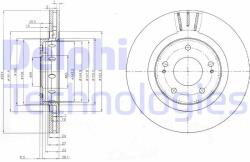 DELPHI Disc frana DELPHI BG4038C - piesa-auto