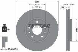 TEXTAR Disc frana TEXTAR 92195603 - piesa-auto