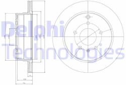 DELPHI Disc frana DELPHI BG4069 - piesa-auto