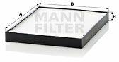 Mann-filter Filtru, aer habitaclu MANN-FILTER CU 2634 - piesa-auto