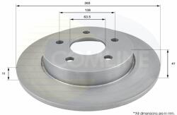 COMLINE Disc frana COMLINE ADC1228 - piesa-auto