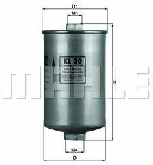 MAHLE filtru combustibil MAHLE KL 30 - piesa-auto