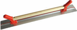 Mondelin Rigle de tencuire cu o latura dintata şi maner de lemn + PVC 1000×100 (226816) - atumag