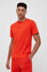 Calvin Klein Performance t-shirt narancssárga, férfi, melange - piros M