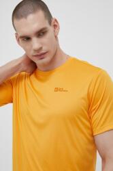 Jack Wolfskin sportos póló Tech narancssárga, sima - narancssárga S