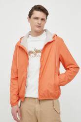 United Colors of Benetton rövid kabát férfi, narancssárga, átmeneti - narancssárga S