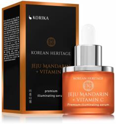 KORIKA Korean Heritage Jeju Mandarin + Vitamin C Premium Illuminating Serum ser facial (iluminator) cu vitamina C 30 ml