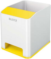Leitz Suport instrumente de scris Leitz WOW, PS, cu amplificare sunet, culori duale, alb-galben (L-53631016) - vexio
