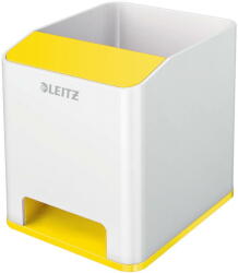 Leitz Suport instrumente de scris Leitz WOW, PS, cu amplificare sunet, culori duale, alb-galben (L-53631016)
