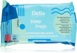 Delia Cosmetics Keep Fresh Antibacterial Servetele umede cu efect revigorant 15 buc