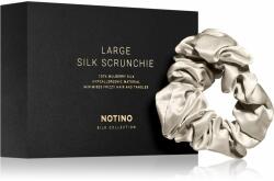 Notino Silk Collection Large scrunchie elastic pentru păr din mătase Cream 1 buc
