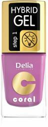 Delia Cosmetics Coral Nail Enamel Hybrid Gel lac de unghii sub forma de gel culoare 05 11 ml