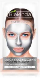 Bielenda Metallic Masks Silver Detox masca detoxifiere și curățare pentru ten gras și mixt 8 g