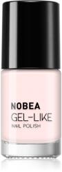 NOBEA Day-to-Day Gel-like Nail Polish lac de unghii cu efect de gel culoare Antique white #N63 6 ml