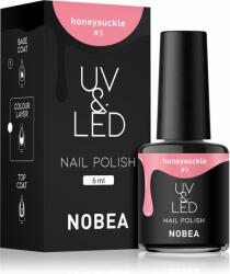 NOBEA UV & LED Nail Polish unghii cu gel folosind UV / lampă cu LED glossy culoare Honeysuckle #3 6 ml