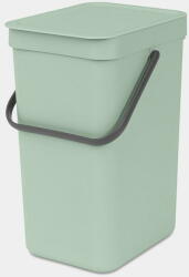 Brabantia Sort & Go Waste Bin Jade Green 12 L (211829) - vexio Cos de gunoi