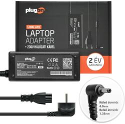 PlugOn Asus laptop töltő, adapter, 19V 2.37A - 45W (notebook töltő) (12884)
