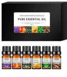 Pure Set 6 uleiuri aromaterapie, 6 x 10 ml (TOP-6)