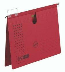 ELBA Dosar suspendabil cu sina, carton 230g/mp, bagheta metalica, ELBA Chic - rosu (E-100552097) - pcone