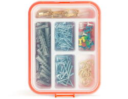 Handy - Set de accesorii pentru bricolaj - dibluri, cuie, cĂ˘rlige - 266 piese (04283)