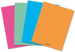 Aurora Caiet A4, 36 file - 80g/mp, liniat stanga, coperta PP transparent color, AURORA - matematica (36PPQ5)