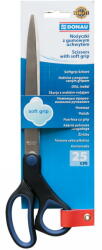 DONAU Foarfeca otel, ergonomica, 25cm, cu rubber grip, DONAU Soft Grip - maner albastru (DN-7921301PL-10) - pcone