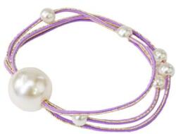 Lolita Accessories Elastic de păr cu perle, mov - Lolita Accessories