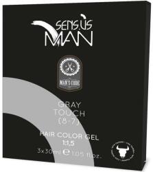 Sens.ùs Gel-vopsea de păr, pentru bărbați - Sensus Man Hair Color Gel Steel Guitar