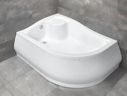 Radaway Korfu E Balos akril zuhanytálca 100x80 Click-Clack leeresztővel és szifonnal 4E81400-03L (4E81400-03L)