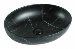 Mexen Orsola mosdókagyló, fekete-fehér beépíthető (5907709191181)