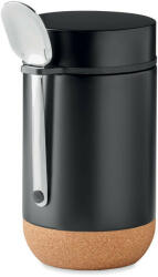 EVERESTUS Termos pentru mancare, Everestus, 42FEB232393, 400 ml, Ø8x15 cm, Otel, Negru (EVE01-MO6747-03)