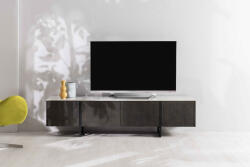  ALPHA modern TV-szekrény - sötét tölgy/calacatta márvány (ST-PT/011)