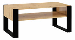 BIM Kézműves Tölgy Dohányzóasztal NUKA F 110x60 cm-es (bim_NUKA_F_ARTISAN_oak) - mobiliamo
