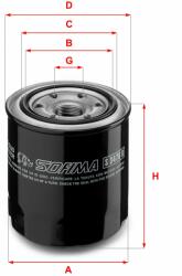 SOFIMA Filtru ulei SOFIMA S 3476 R (S 3476 R) - automobilus