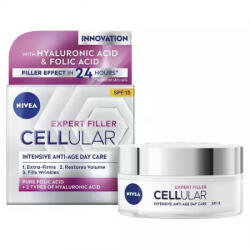 Nivea Crema de zi cu SPF 15 Hyaluron Cellular Filler - 50 ml