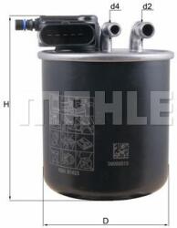 MAHLE filtru combustibil MAHLE KL 942 - piesa-auto