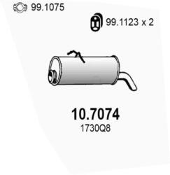 ASSO Toba esapament finala ASSO 10.7074 - piesa-auto