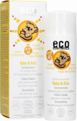 eco cosmetics Baba és gyermek napvédő krém FF 45 - 50 ml - labelhair