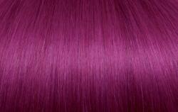 Seiseta Keratinozott póthaj hőillesztéshez - Crazy Colors 40/45 cm - red-violet
