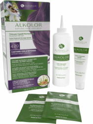 Alkemilla Eco Bio Cosmetic Természetes hajfesték - 4.2 intenzív lila gesztenye - 155 ml