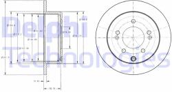 DELPHI Disc frana DELPHI BG4327
