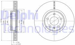 DELPHI Disc frana DELPHI BG4346C - piesa-auto