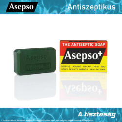 Asepso Szappan 1 db-os Asepso+ Original KÉZFERTŐTLENÍTŐ szappan 80 g (821BJJ)
