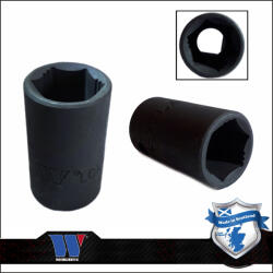 Welzh Werkzeug Lok-Typ Légkulcsfej - gépifej 1/2" 16 mm 6 lap alacsony - Welzh (7024-16-WW)