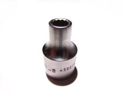 Genius Tools Dugókulcs - crowafej 1/2" 12 szög normál 08 mm Genius (433808)