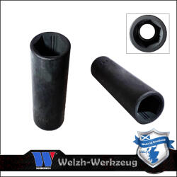 Welzh Werkzeug Lok-Typ Légkulcsfej - gépifej 3/8" 14 mm 6 lap hosszú - Welzh (1094-8-WW)
